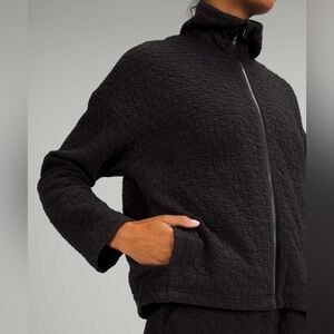 Lululemon Rippled Full Zip Jacket Black Size 4